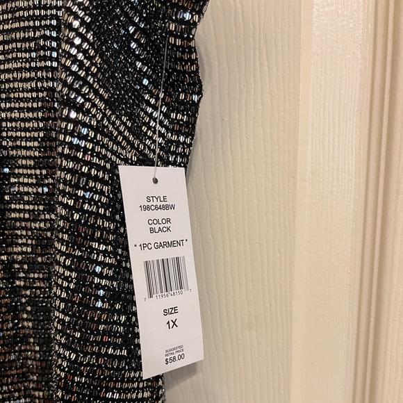 JIM Studio by John Meyer Bling Metallic Sleeveless Top - Picture 5 of 6